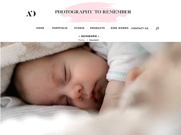 Portfolio baby Website