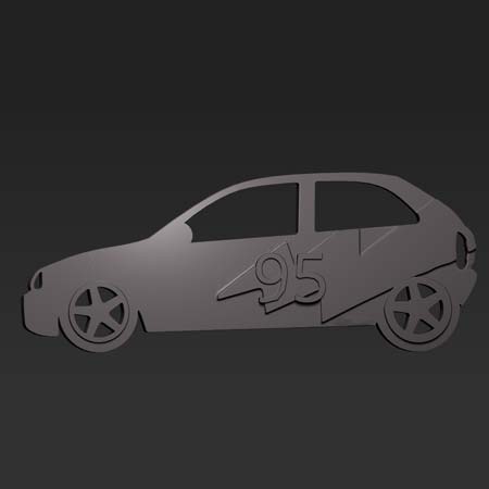 3d Designs & Printing 3d 95 car logos