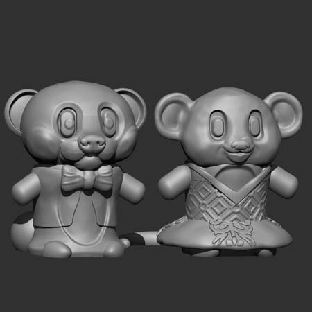 3d bears trinket